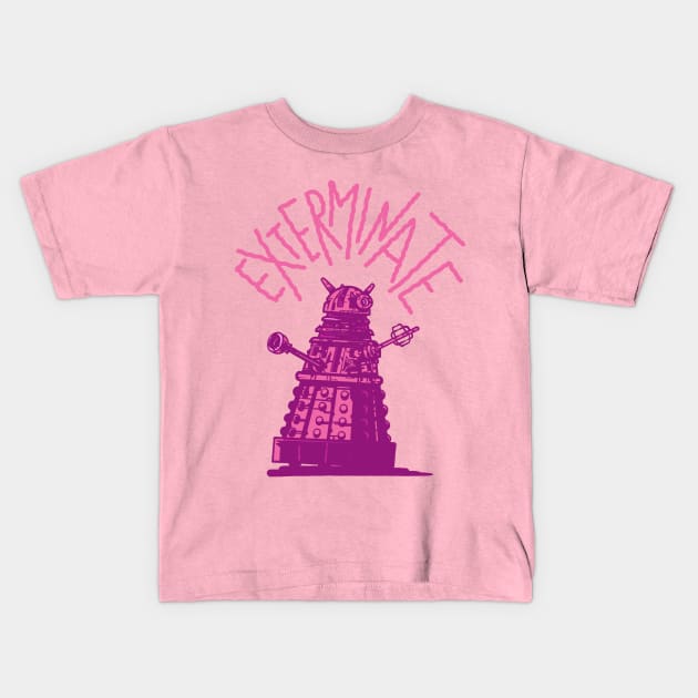 Dalek Color! Kids T-Shirt by Komigato